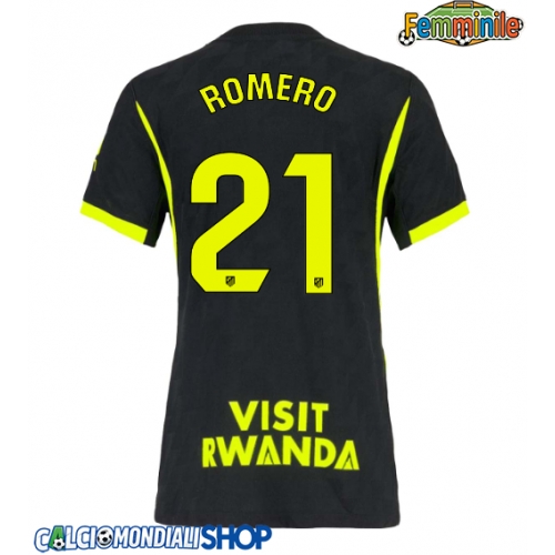 Maglie da calcio Atletico Madrid Cristian Romero #21 Seconda Maglia Femminile 2026-27 Manica Corta